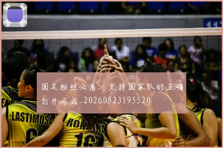 国足粉丝必看：支持国家队的正确打开方式_20260523195520